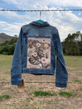 Upcycled Girls Denim Jacket Size 7