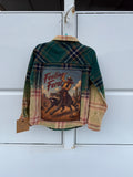 Upcycled Toddler Boy Flannel 4T