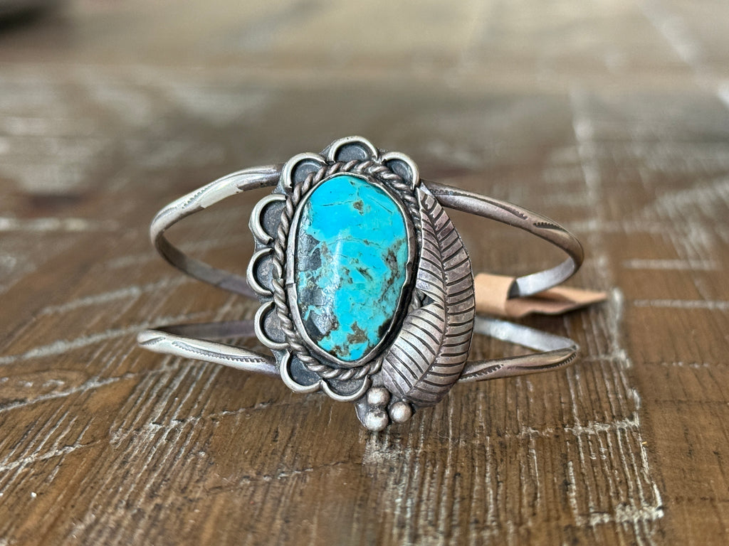 Vintage Navajo Nevada Turquoise Bracelet