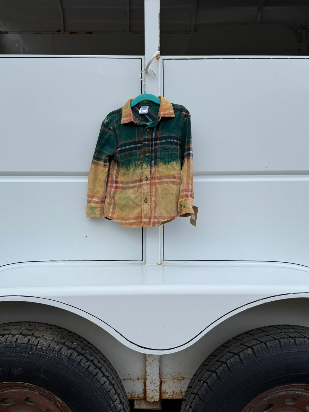 Upcycled Toddler Boy Flannel Shirt 2T