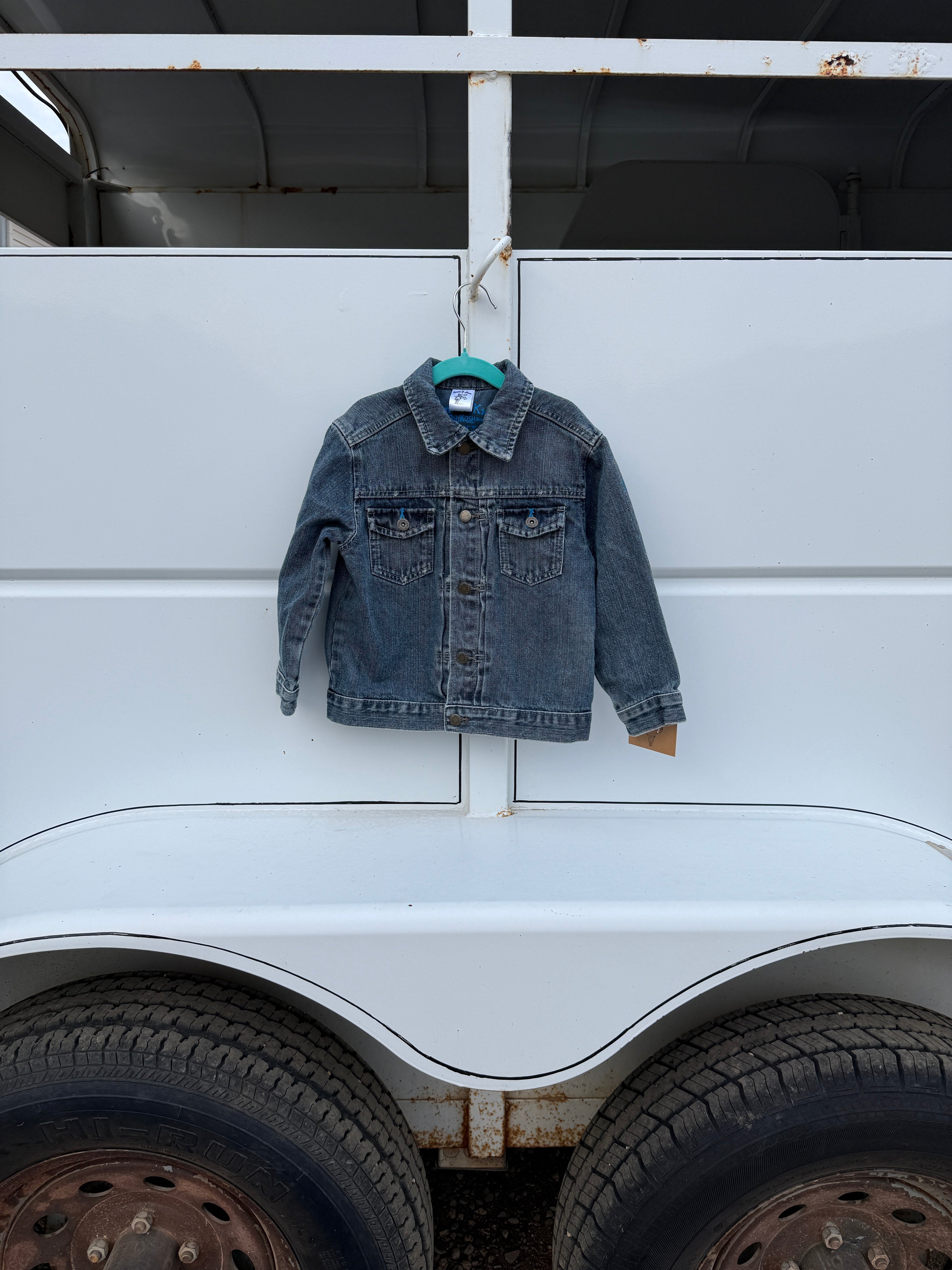 Upcycled Toddler Boy Denim Jacket 5T