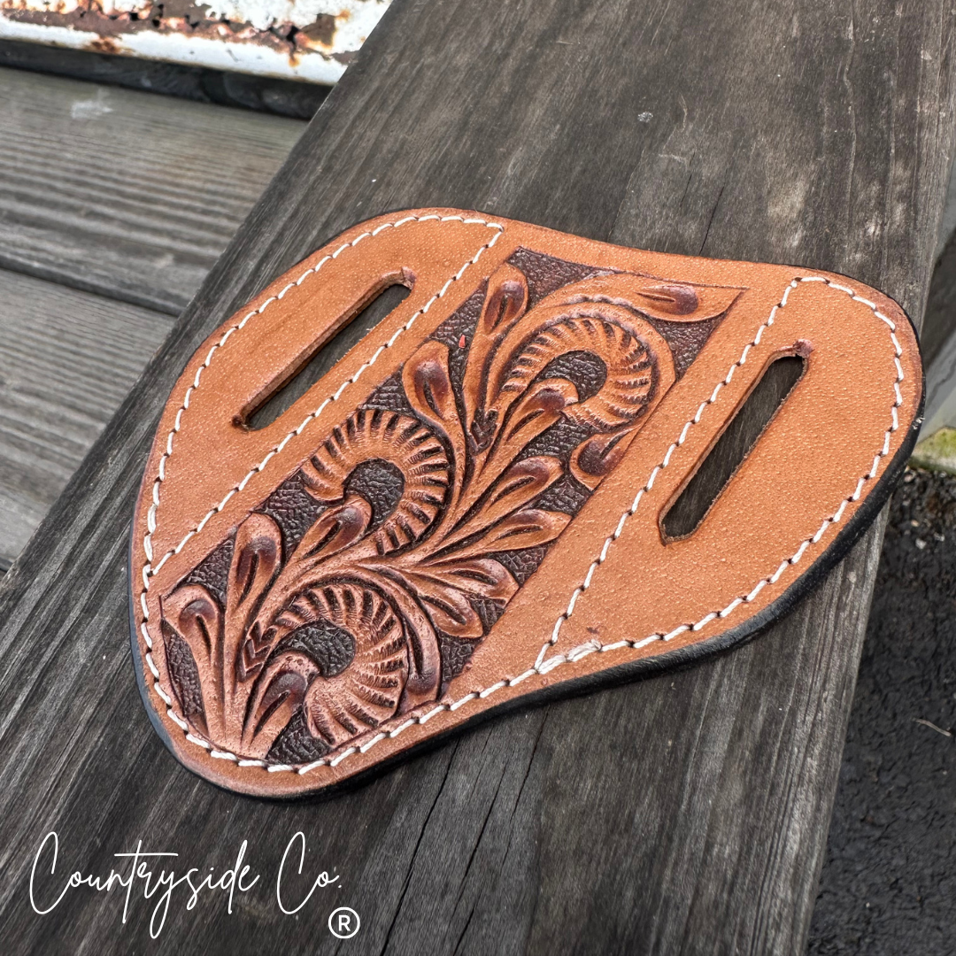 Tooled Leather Sheath