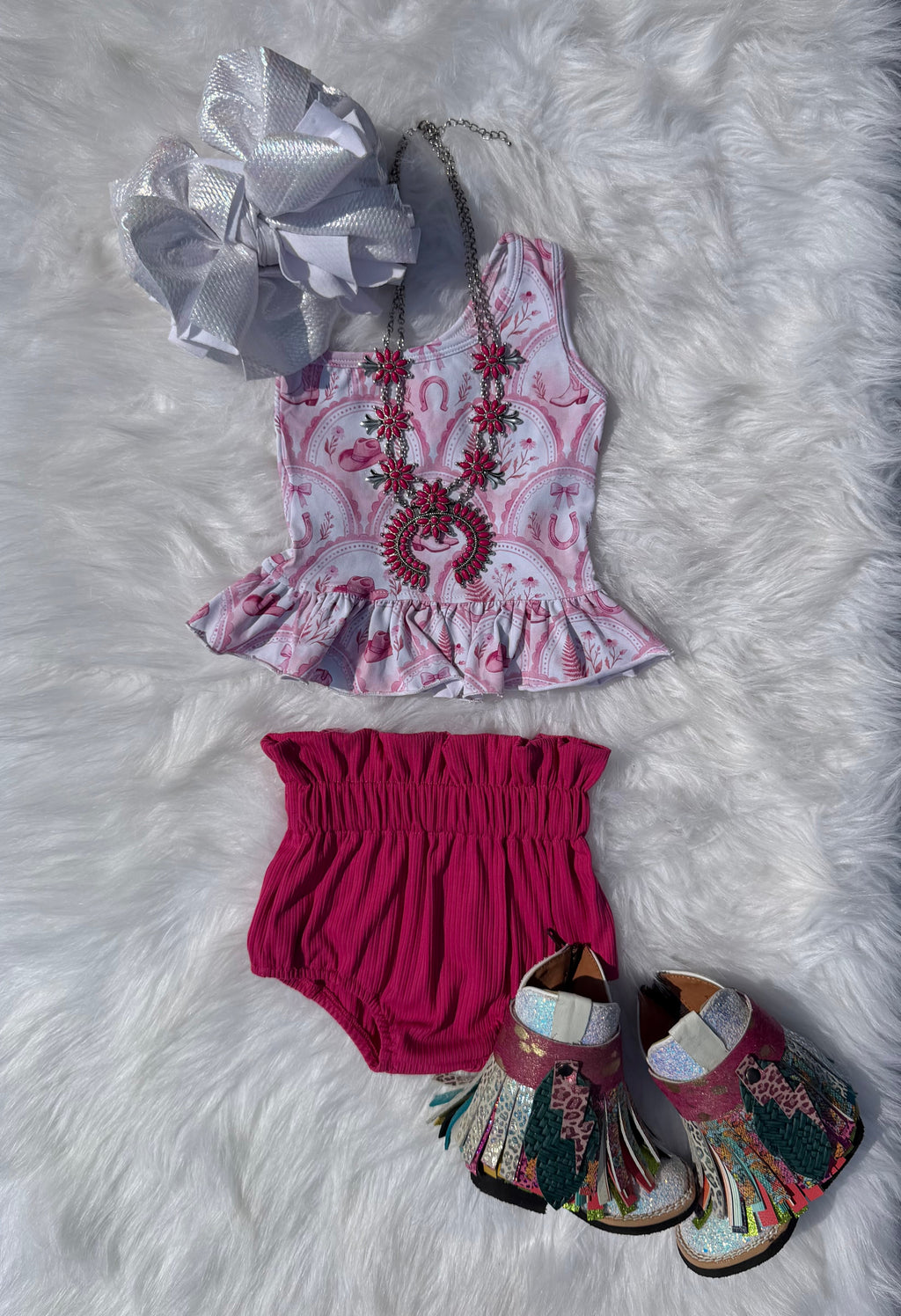 Cowgirl Up One Shoulder Top