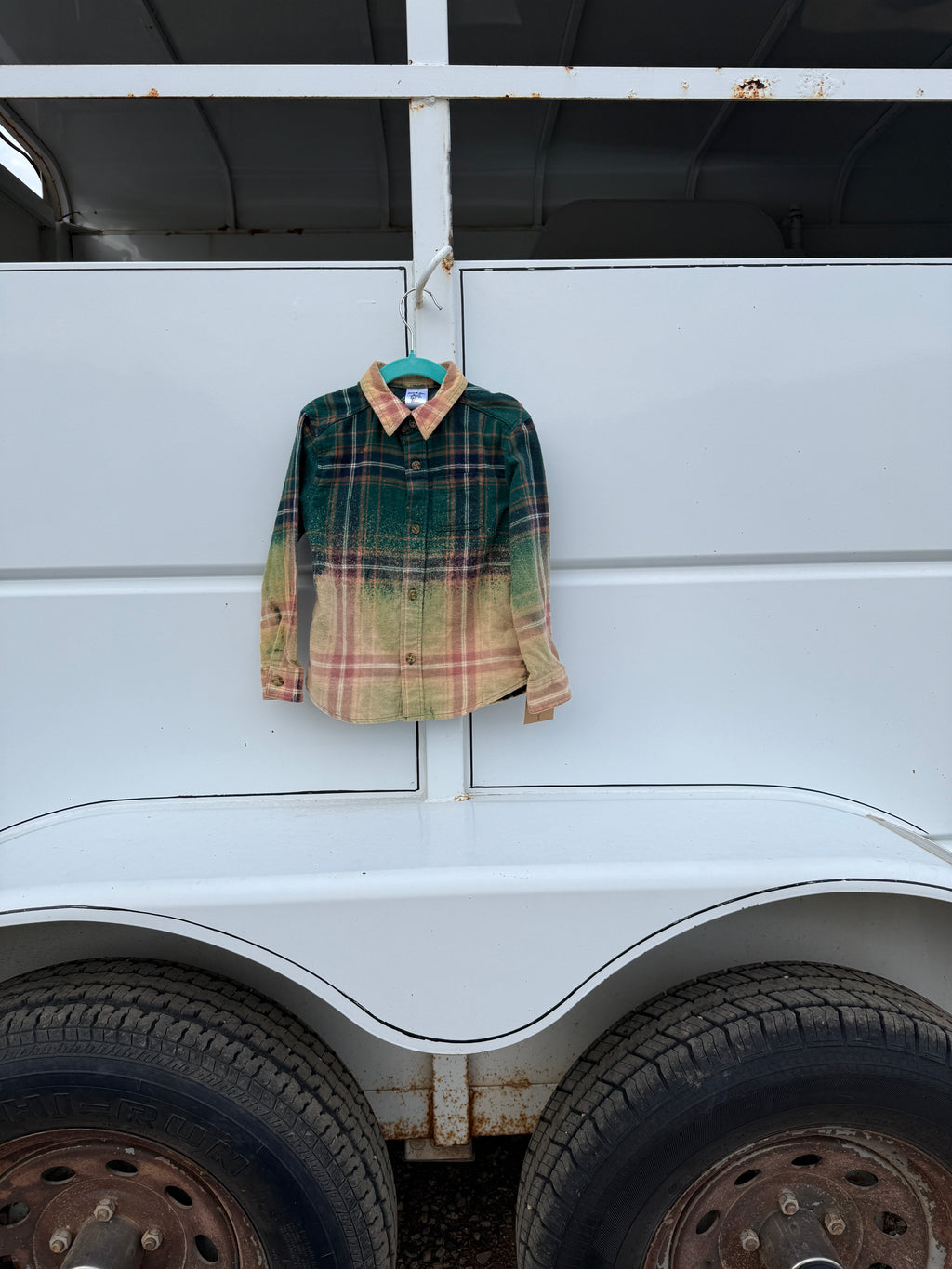 Upcycled Toddler Boy Flannel 4T