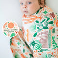 The Forever Swaddle Blanket | Desert Cactus (Beige)