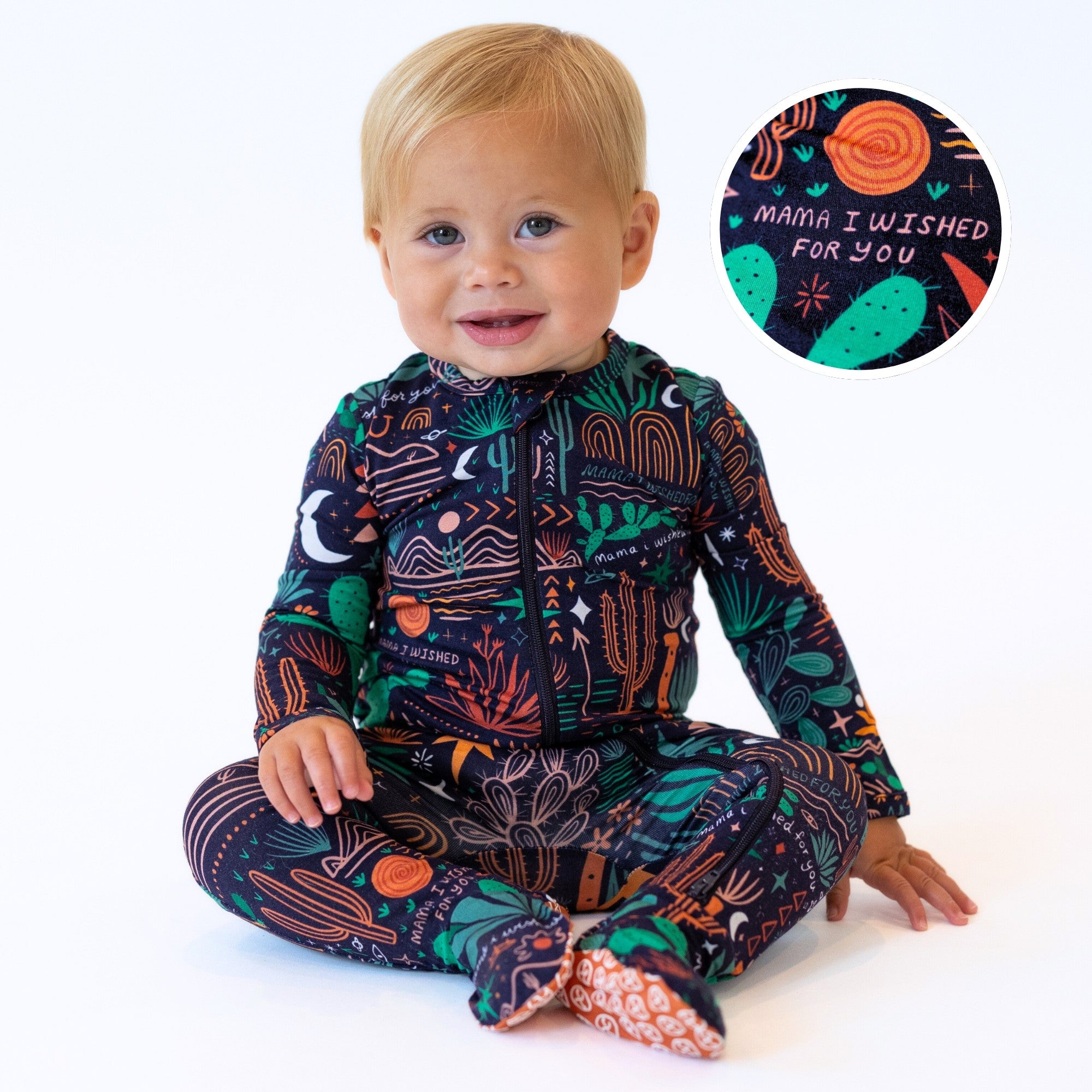 The Second-Skin Footie | Desert Cactus (Midnight)