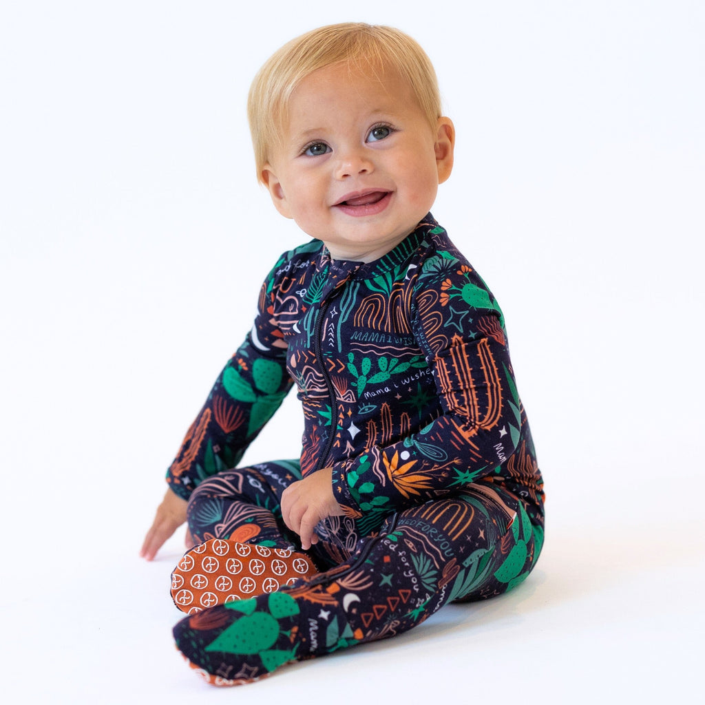 The Second-Skin Footie | Desert Cactus (Midnight)