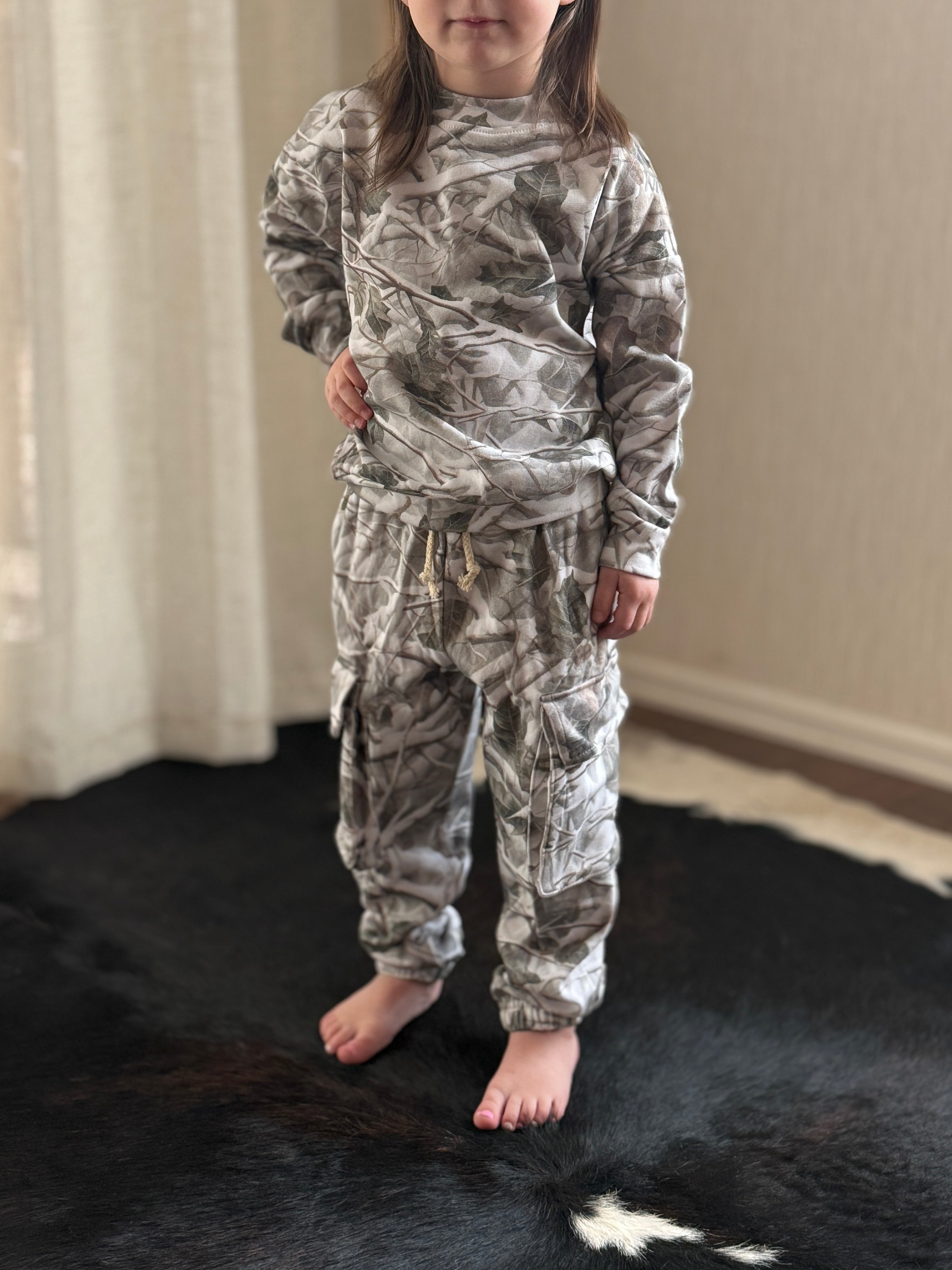Camo Cargo Jogger Set