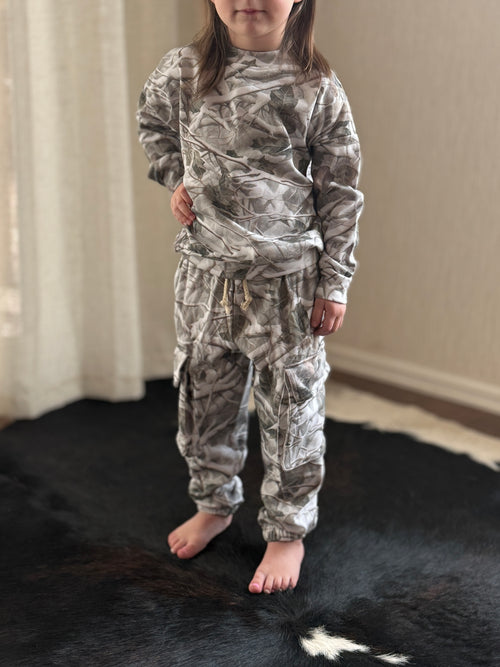 Camo Cargo Jogger Set