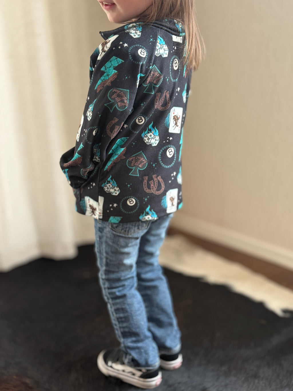 Cowgirl Charm Kids Pullover