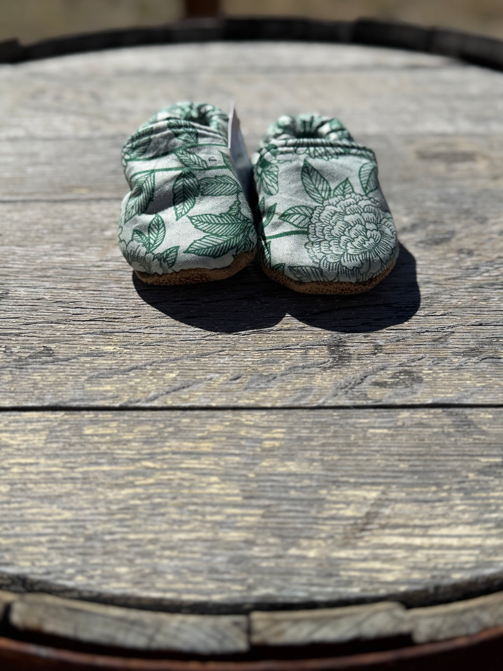 Floral Infant Moccasins
