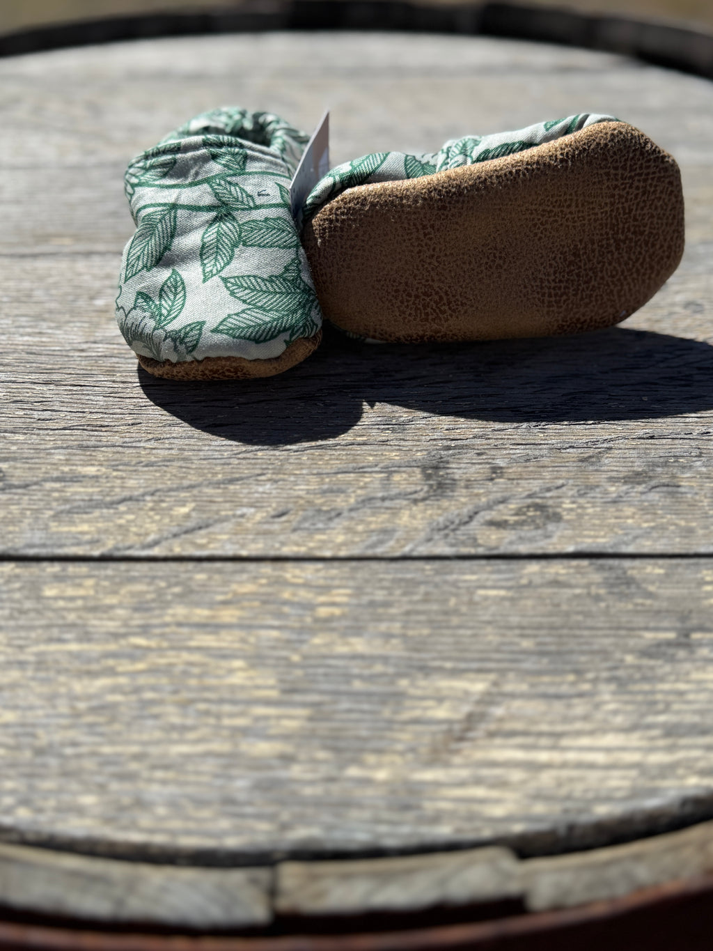 Floral Infant Moccasins