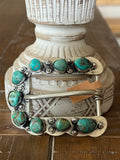 Faux Turquoise Belt Buckle