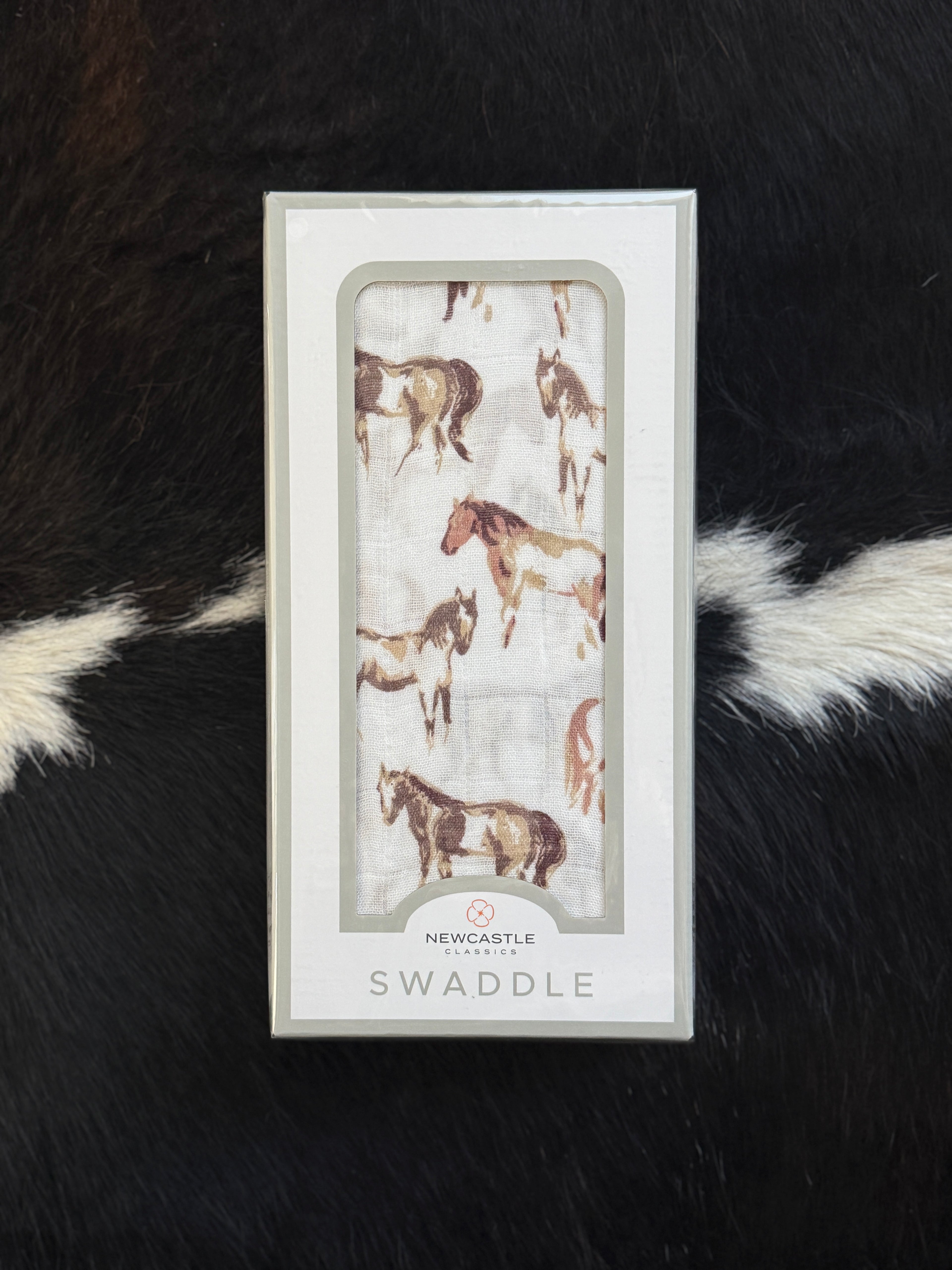 Wild Horses Bamboo Swaddle