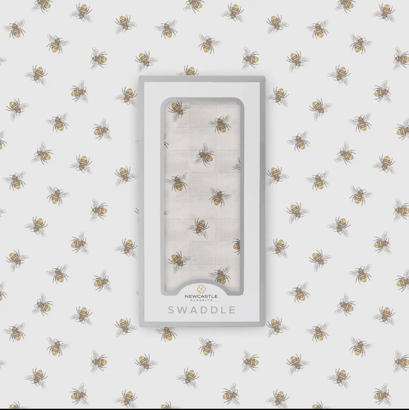 Honey Bee Bamboo Swaddle