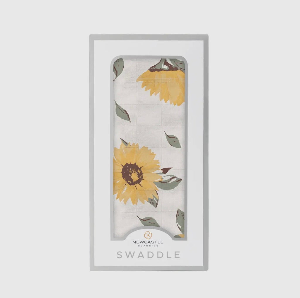 Sunflower Farm Bamboo Swaddle