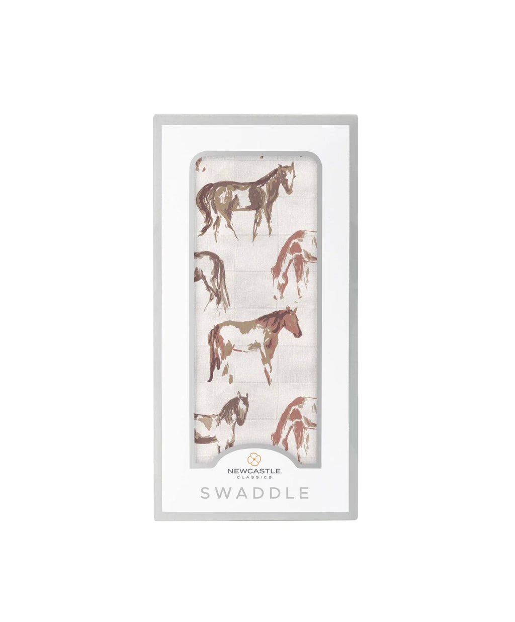 Wild Horses Bamboo Swaddle