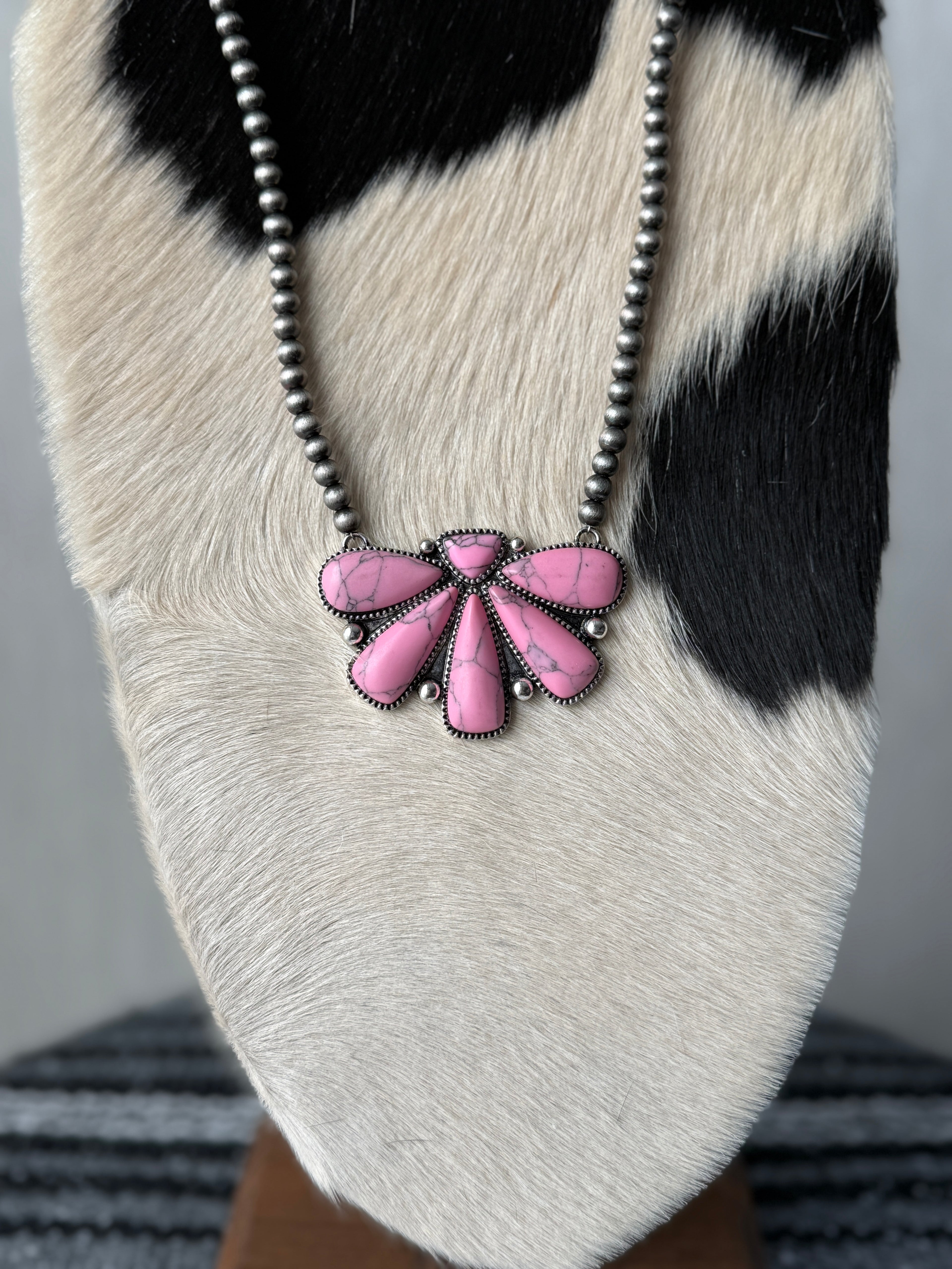 Squash Blossom Pendant Necklace