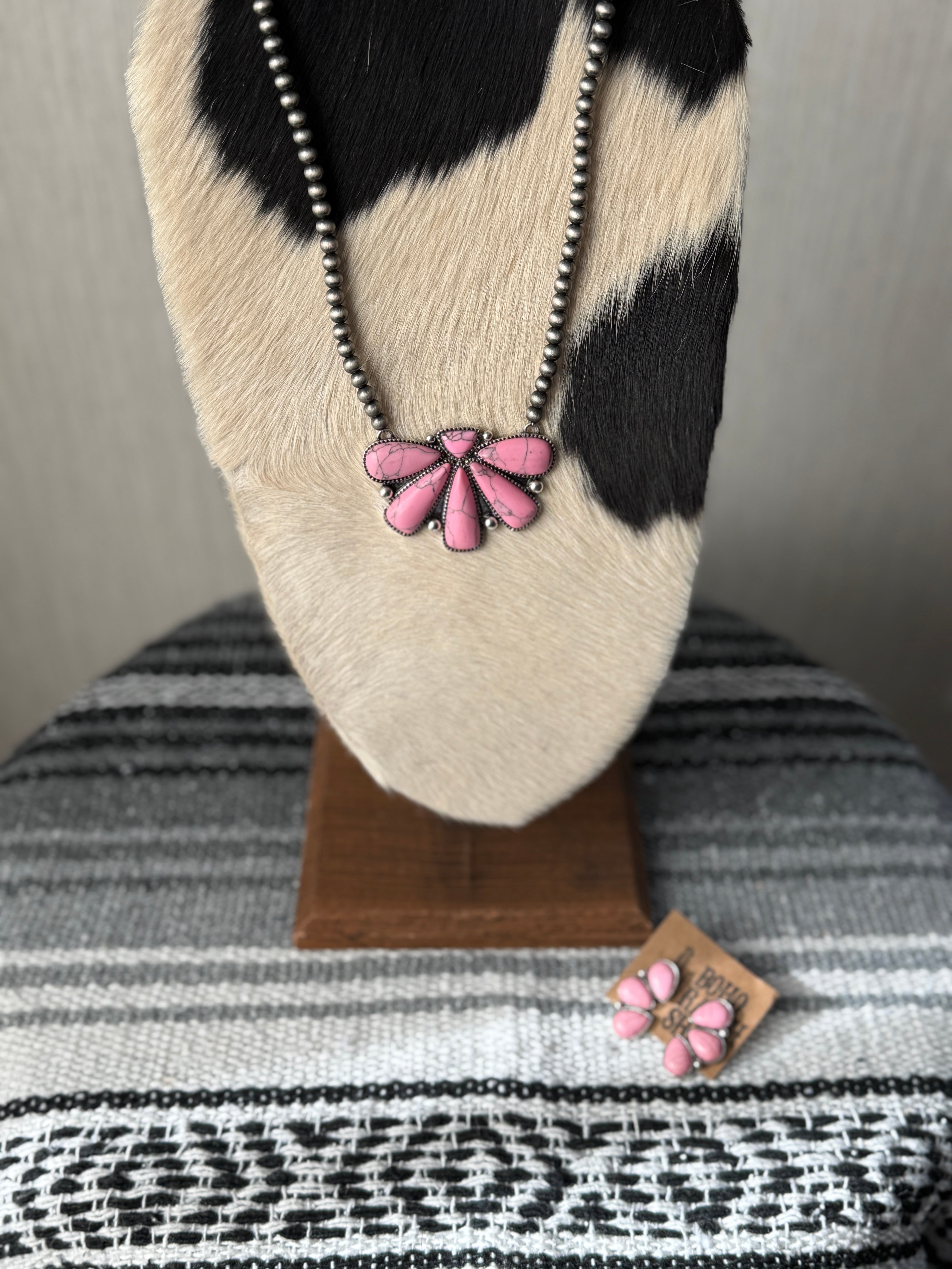 Squash Blossom Pendant Necklace