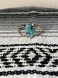 Lightning Bolt Turquoise Cuff Bracelet