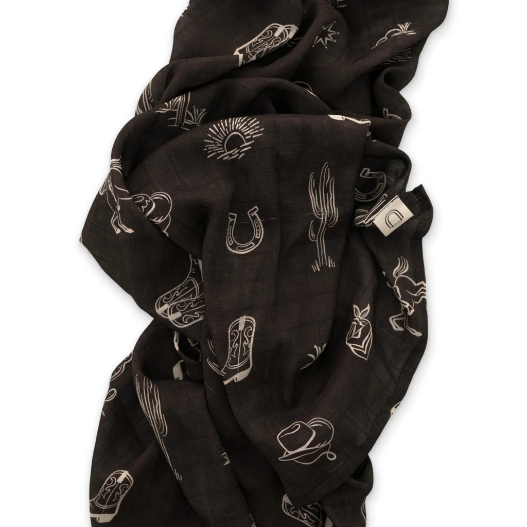 Western Muslin Swaddle Blanket