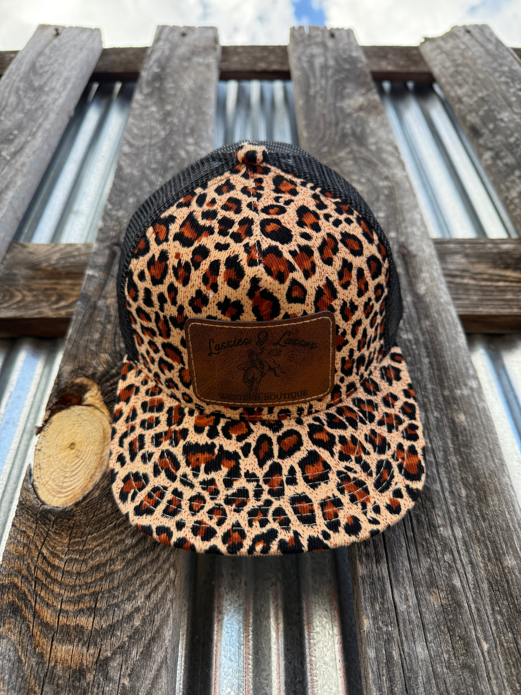 Children's Cheetah Snapback