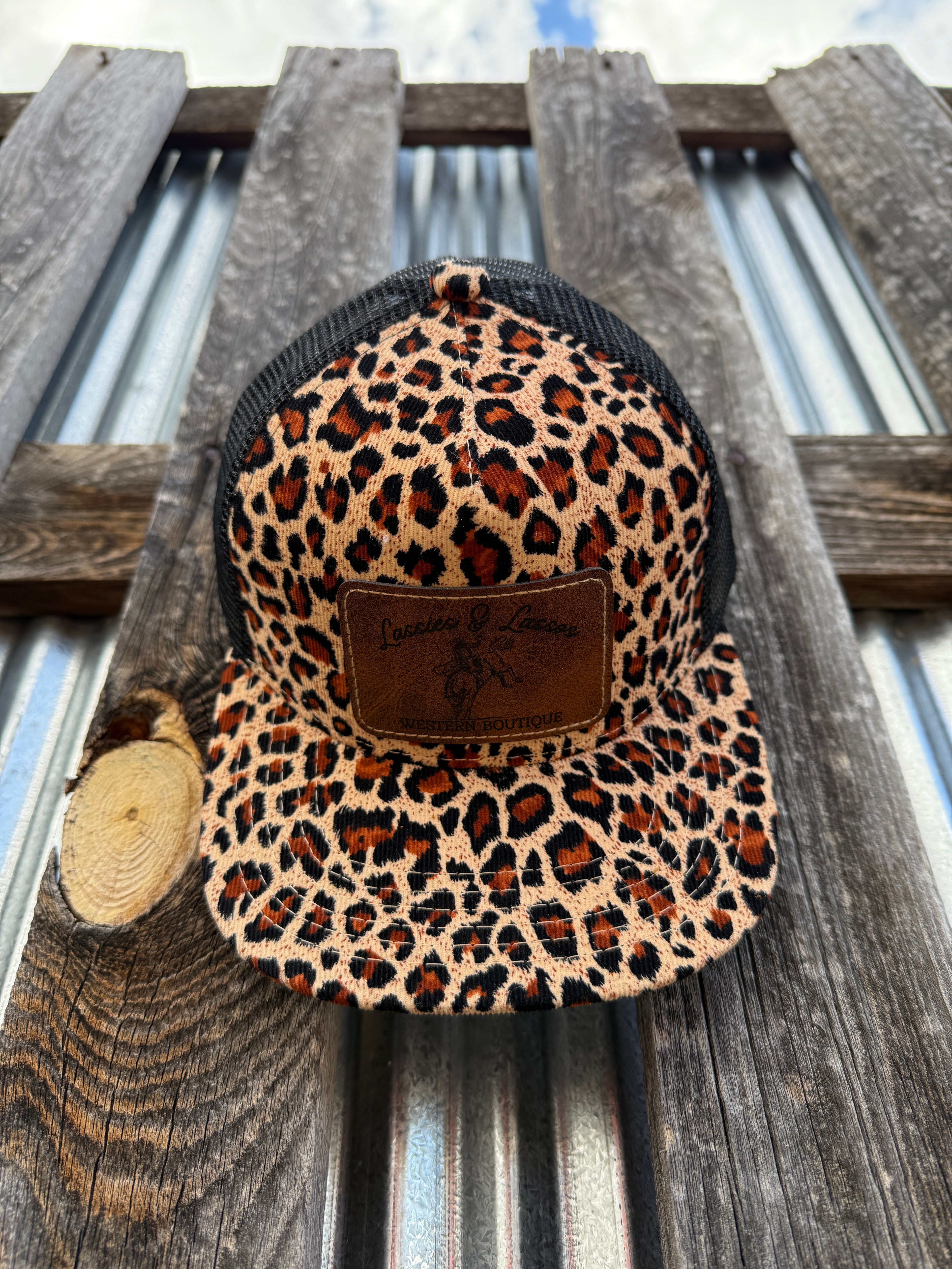 Children's Cheetah Snapback