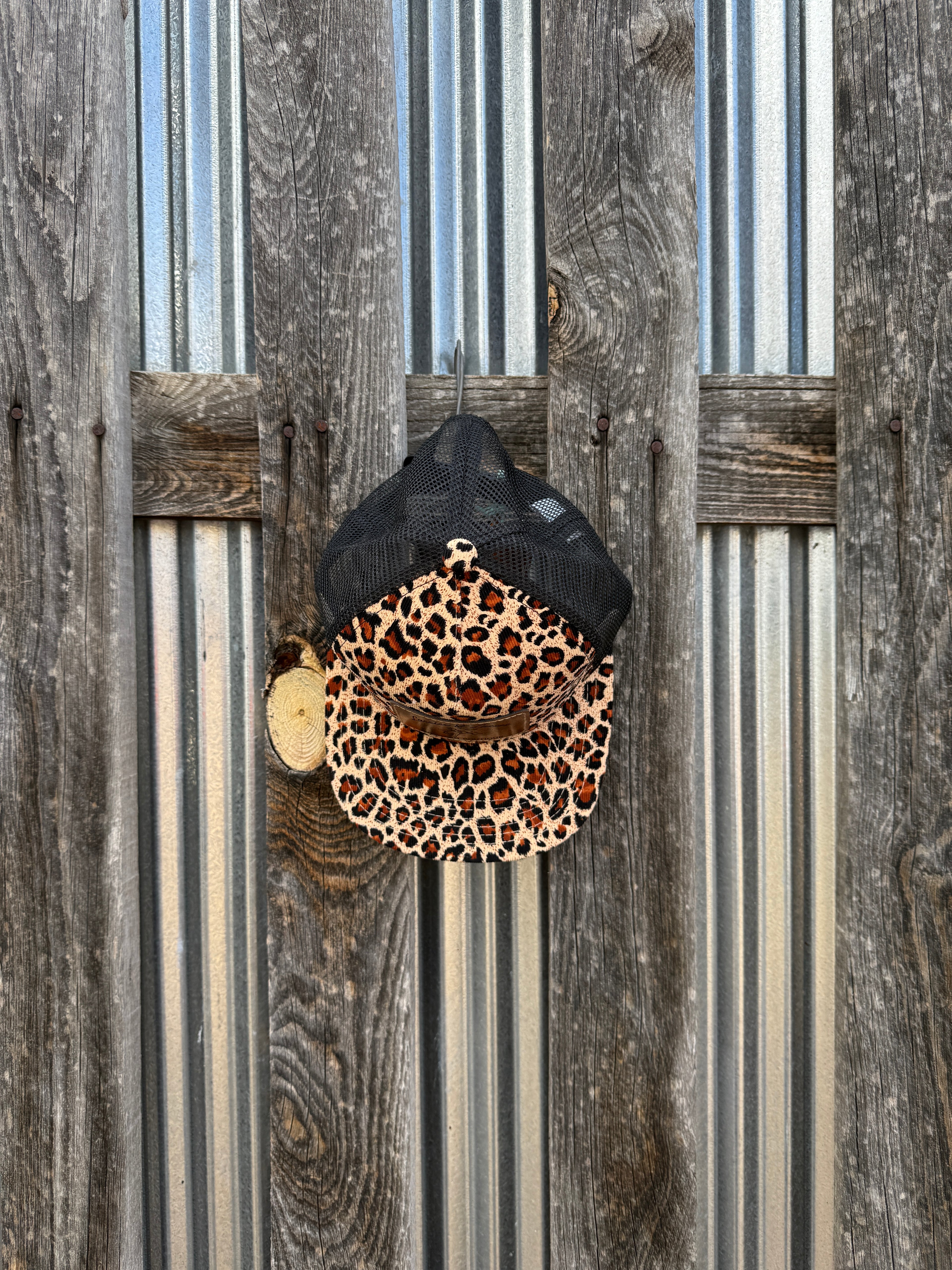 Children's Cheetah Snapback