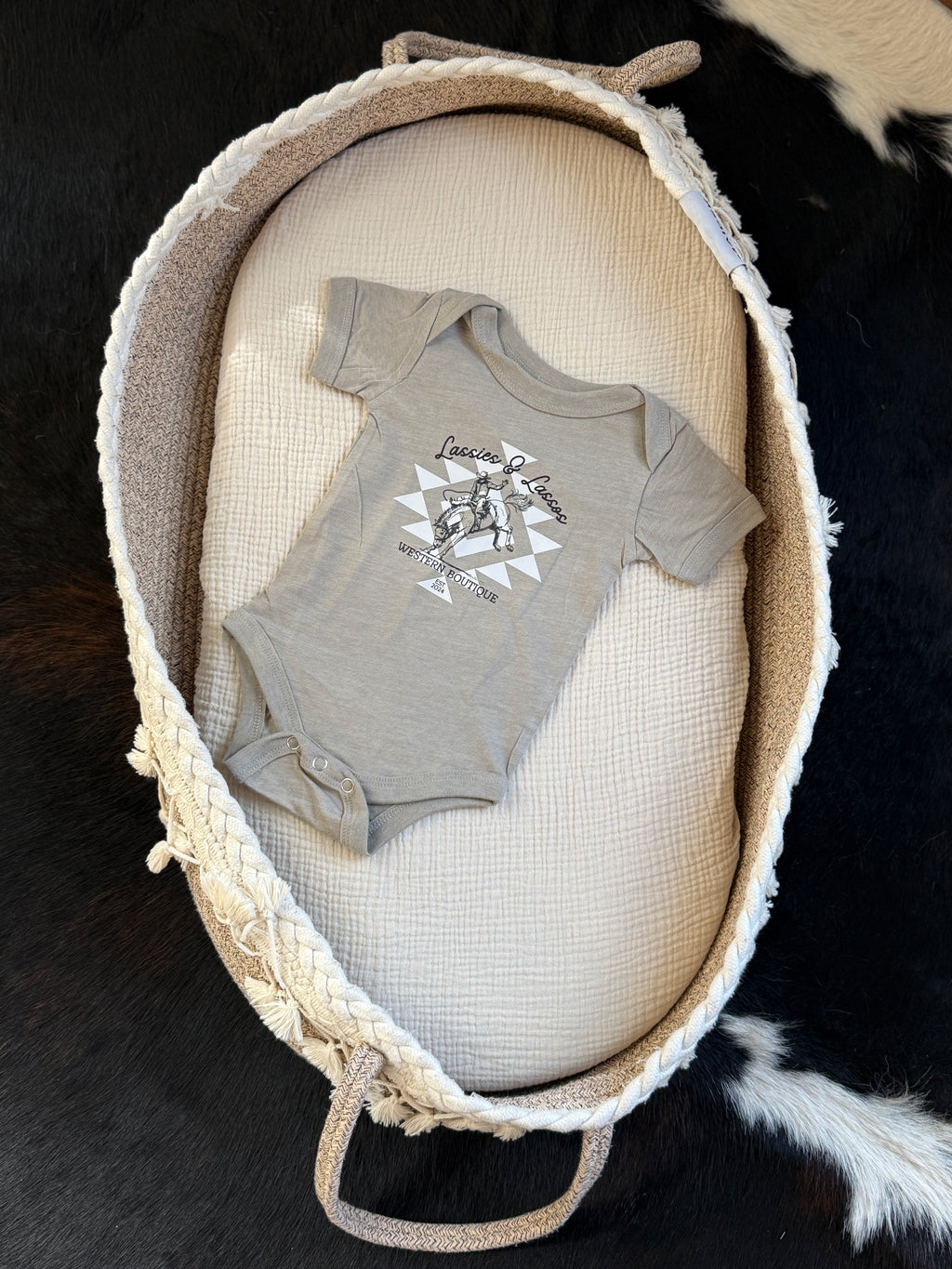 Lassies & Lassos Infant Onesie