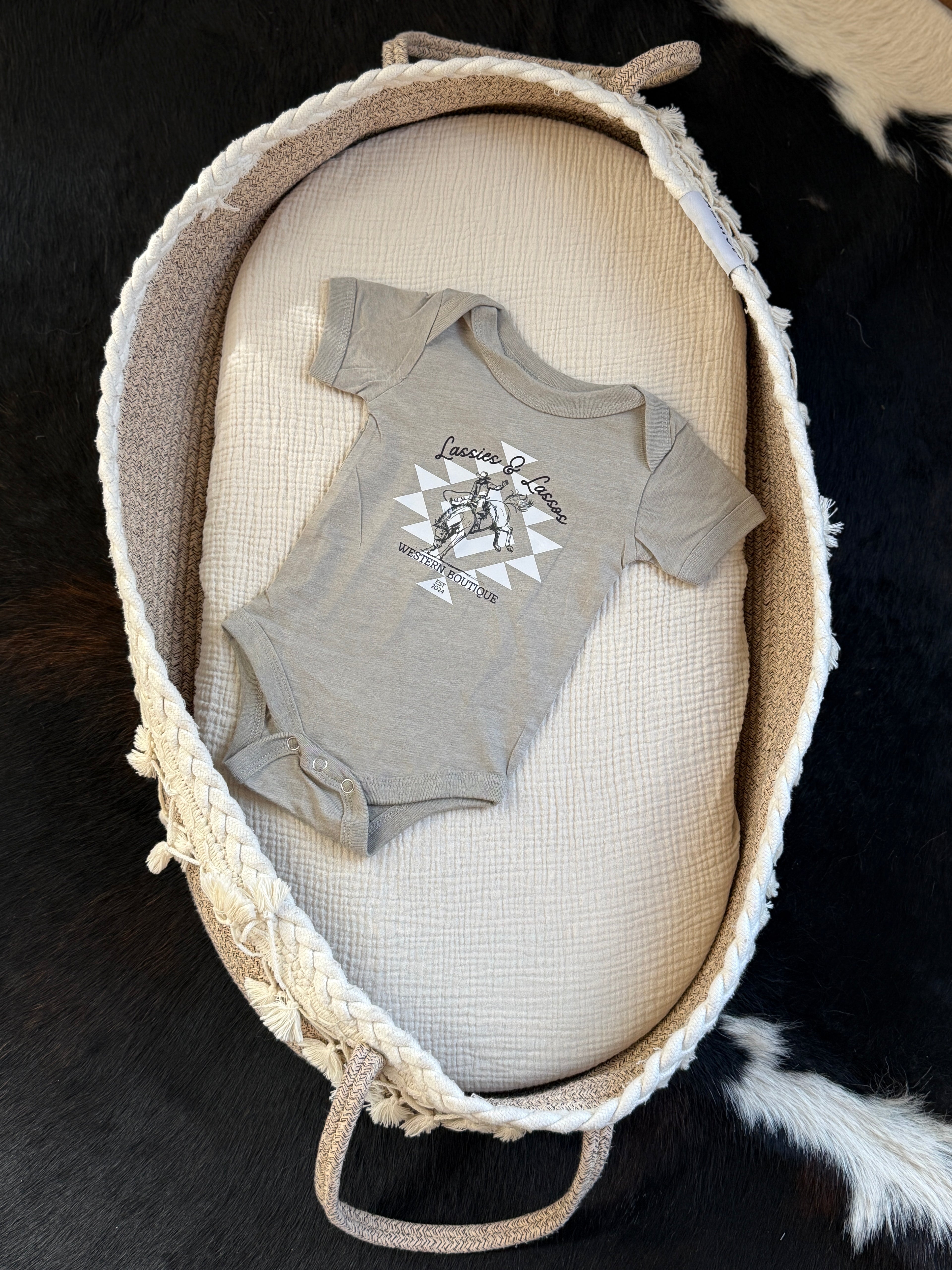 Lassies & Lassos Infant Onesie