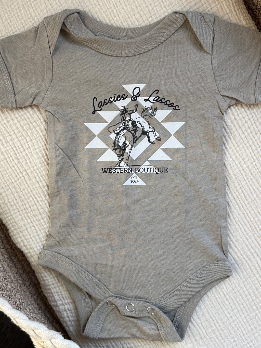 Lassies & Lassos Infant Onesie