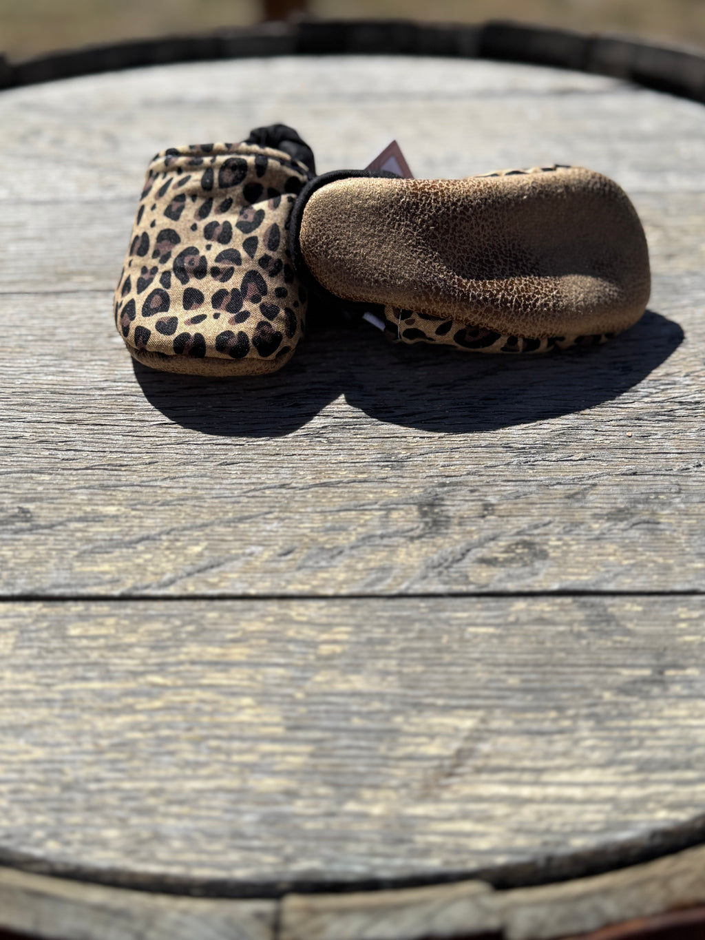 Leopard Infant Moccasins