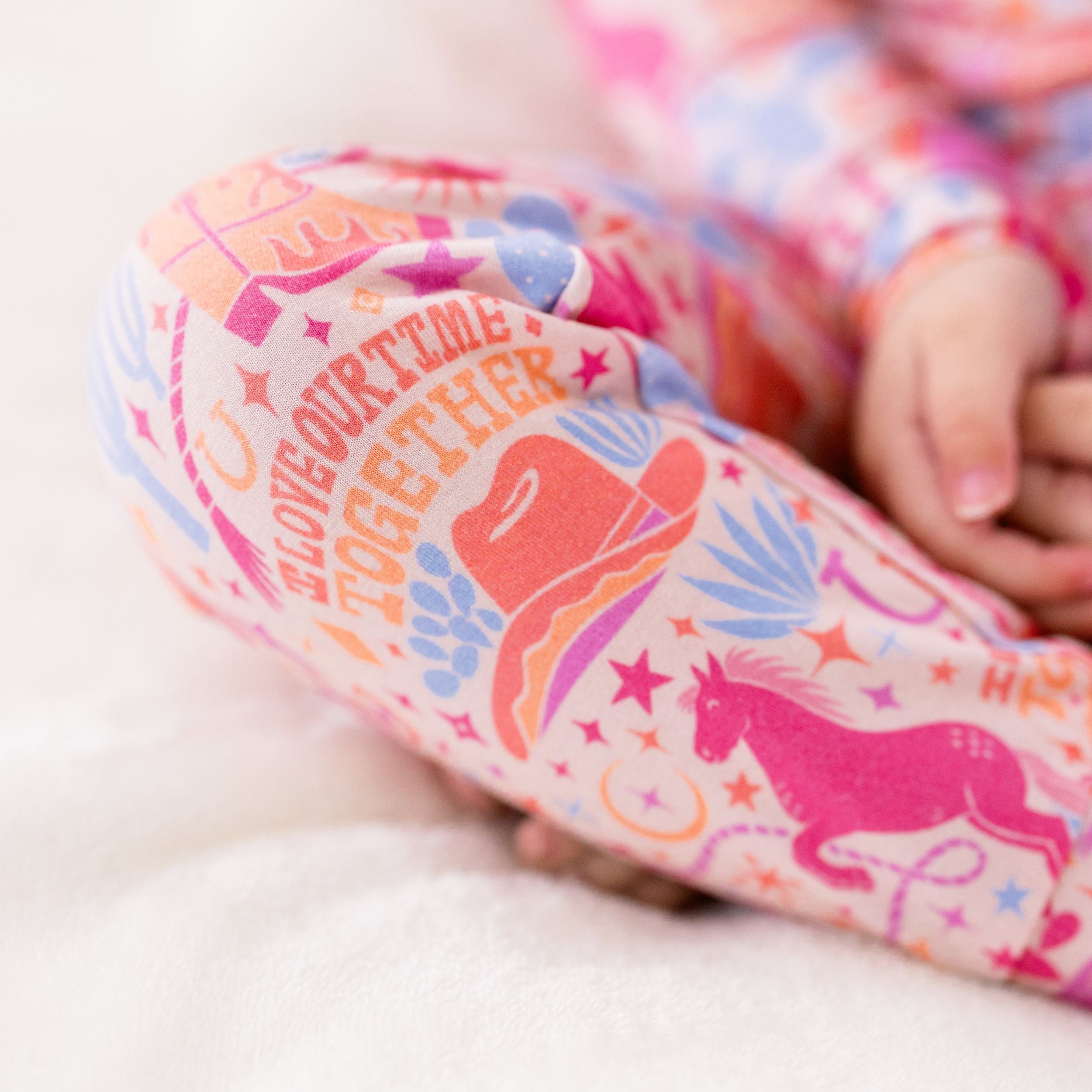 The Second-Skin 2-Piece Short Sleeve Pajama | Saddle Up