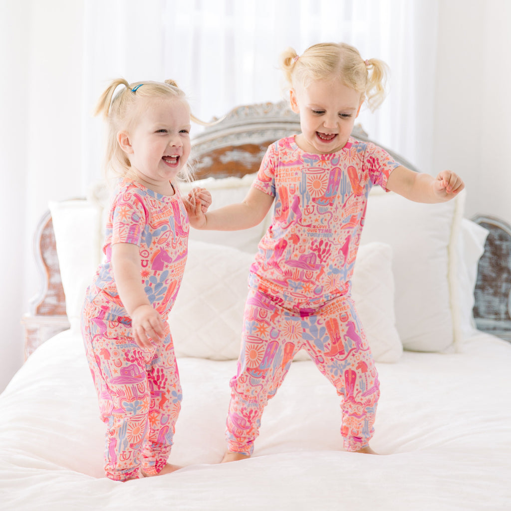 The Second-Skin 2-Piece Short Sleeve Pajama | Saddle Up