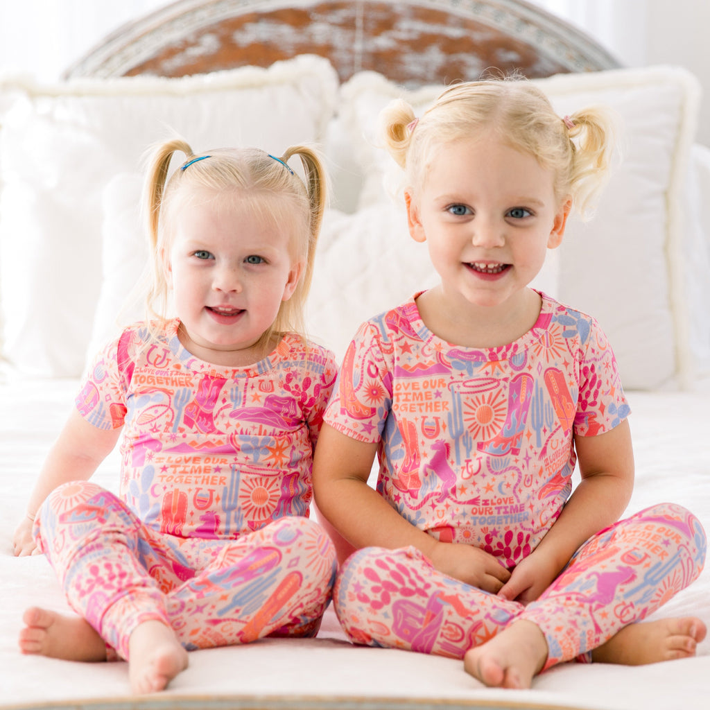 The Second-Skin 2-Piece Short Sleeve Pajama | Saddle Up