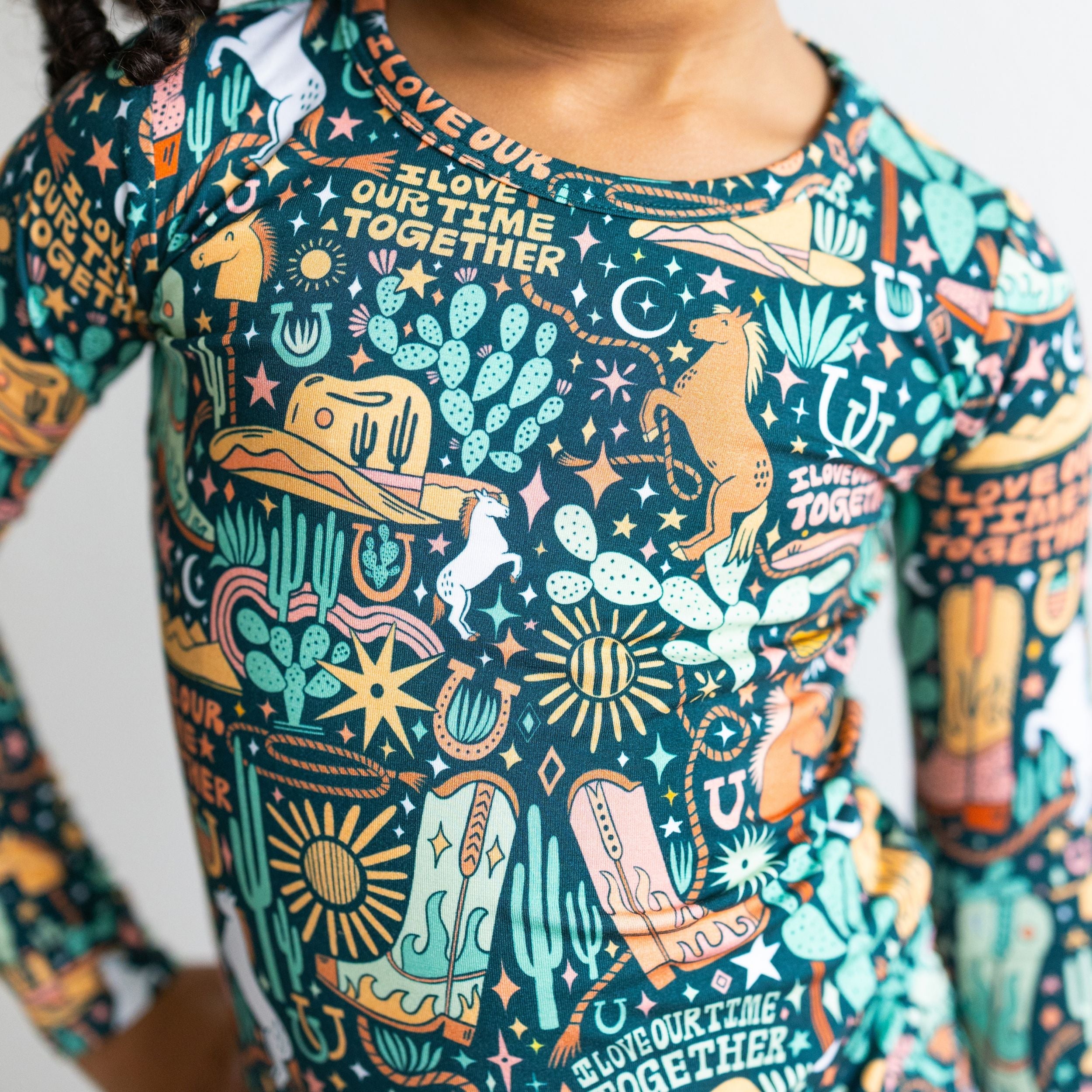 The Second-Skin 2-Piece Long Sleeve Pajama | Wild West