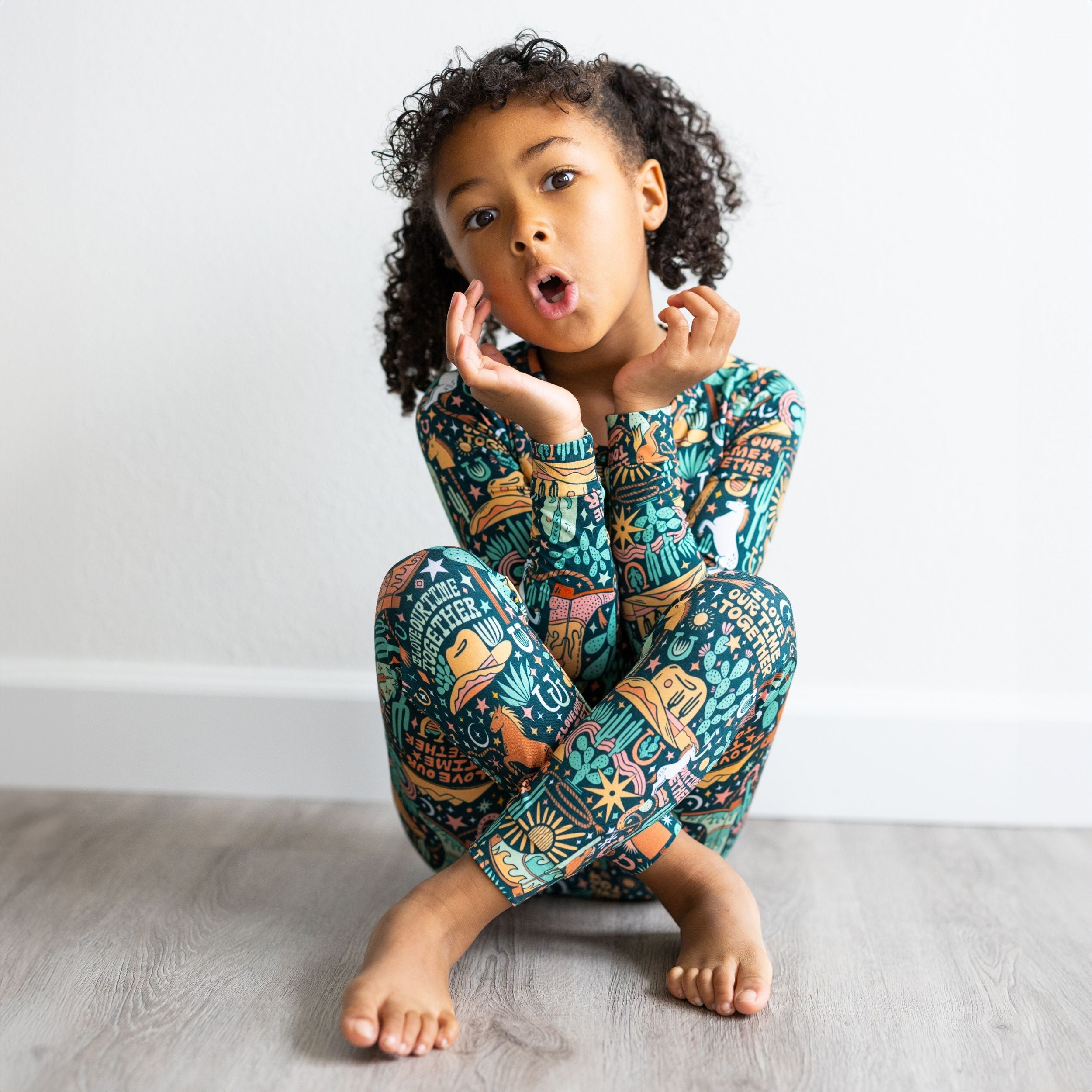 The Second-Skin 2-Piece Long Sleeve Pajama | Wild West