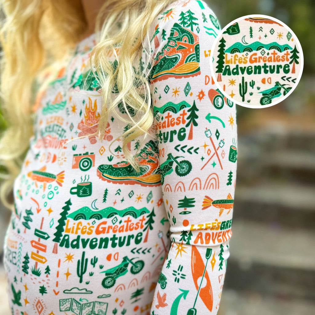The Second-Skin 2-Piece Long Sleeve Pajama | Wanderlust