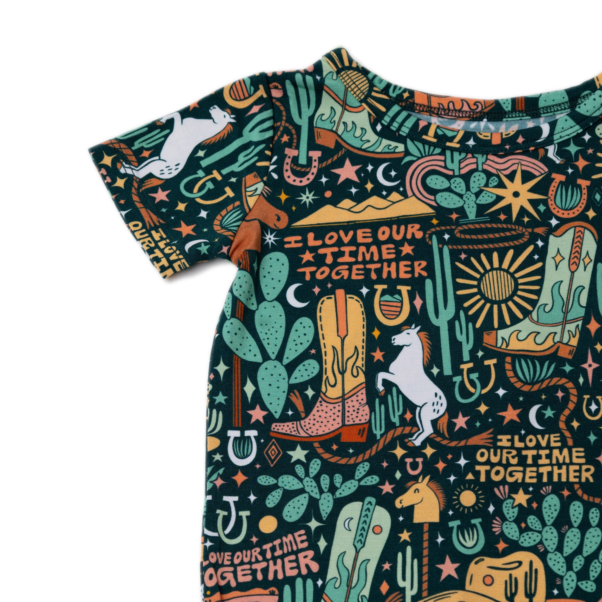The Second-Skin 2-Piece Short Sleeve Pajama | Wild West