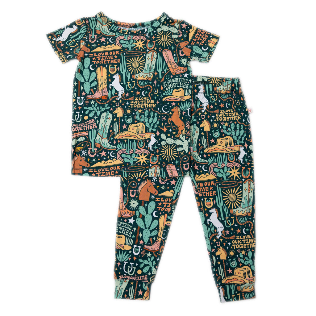 The Second-Skin 2-Piece Short Sleeve Pajama | Wild West