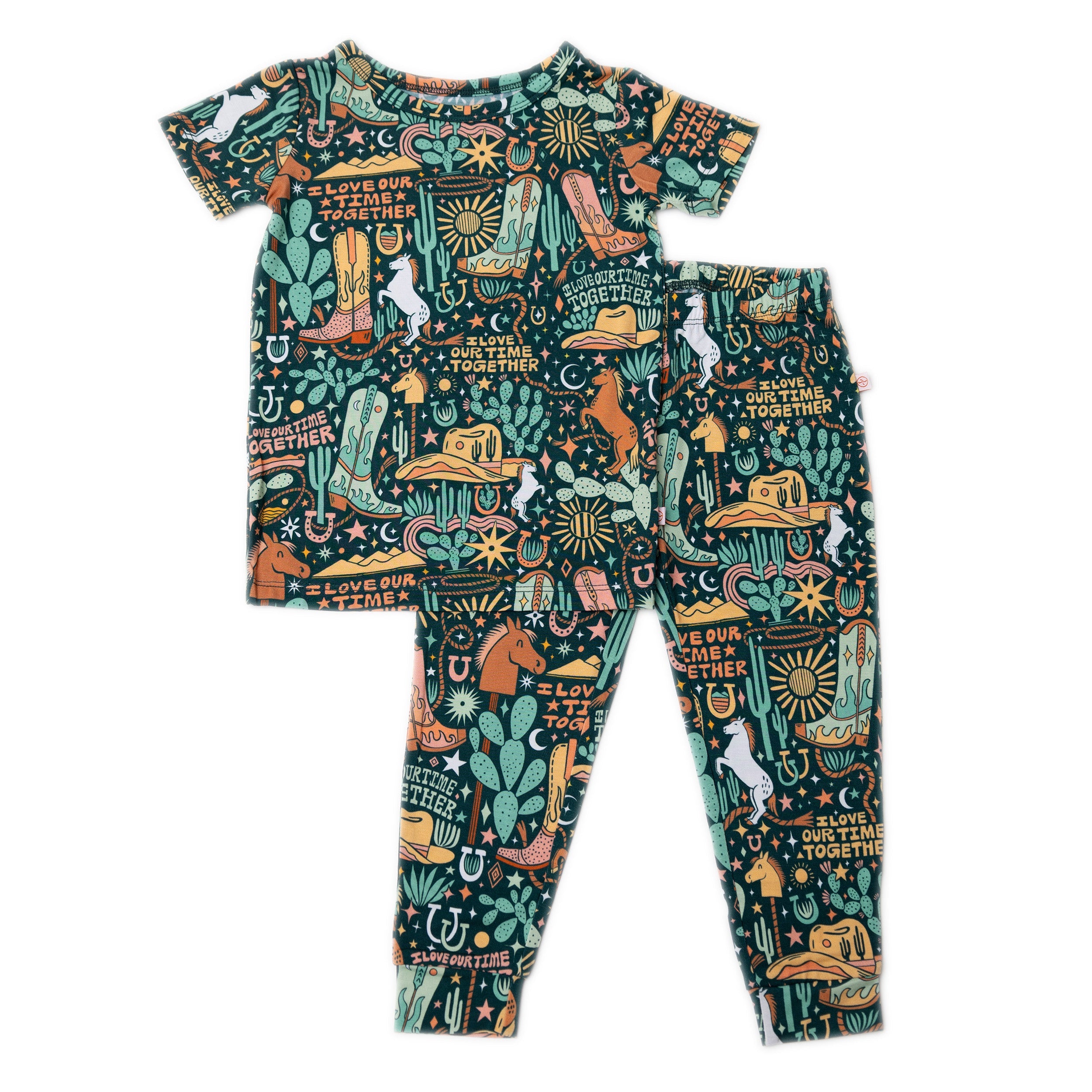 The Second-Skin 2-Piece Short Sleeve Pajama | Wild West