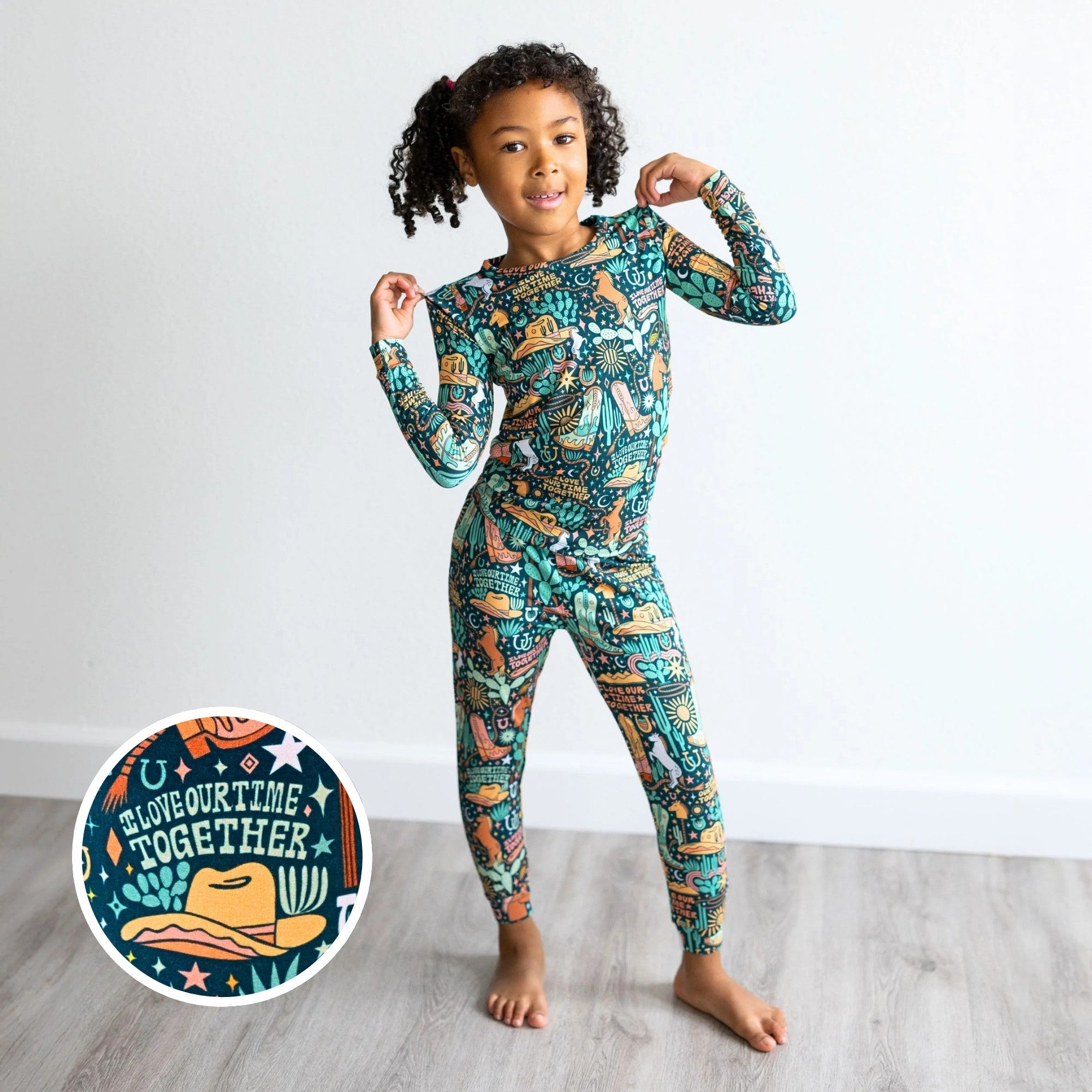 The Second-Skin 2-Piece Long Sleeve Pajama | Wild West