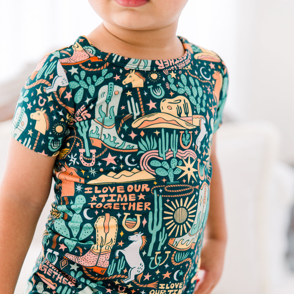 The Second-Skin 2-Piece Short Sleeve Pajama | Wild West