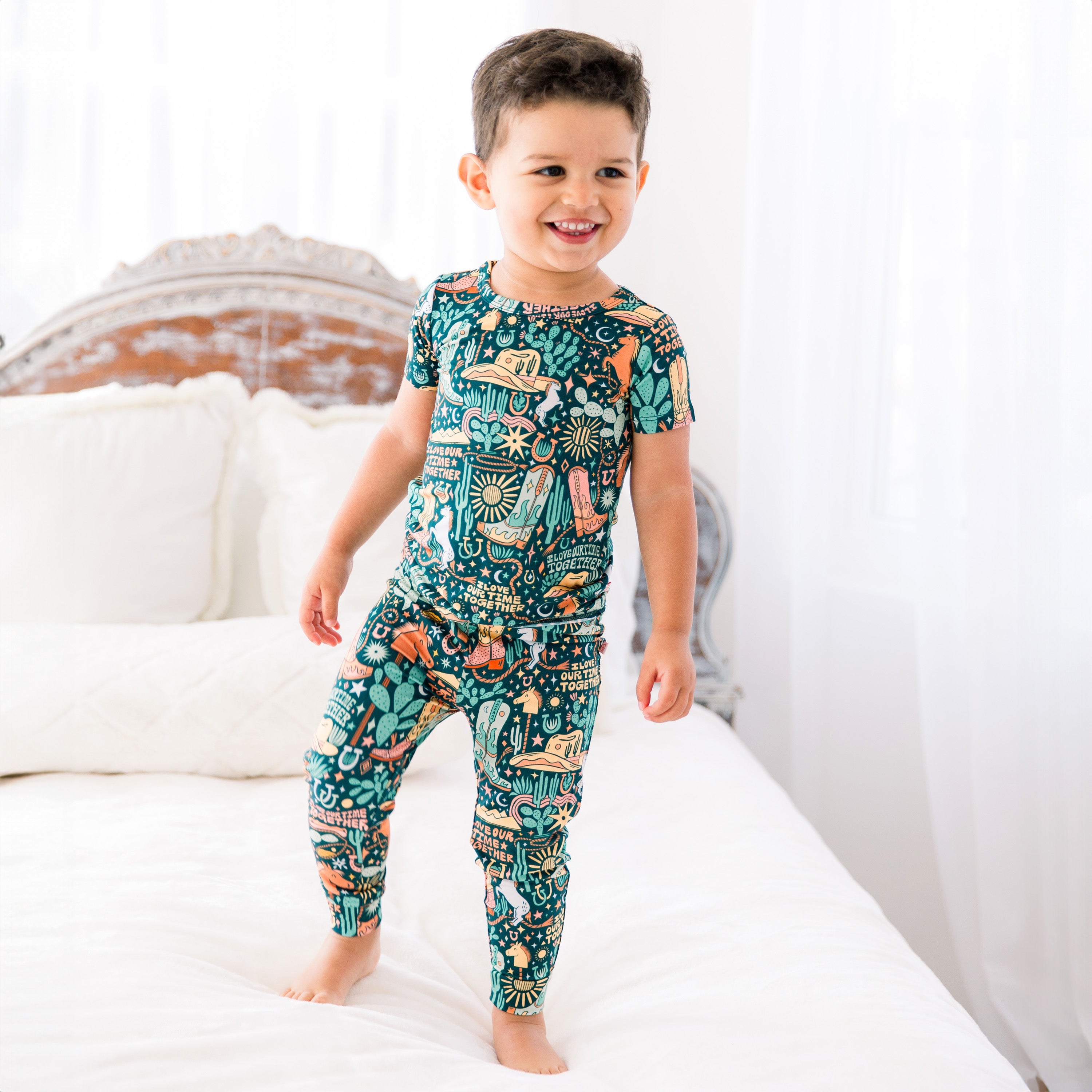 The Second-Skin 2-Piece Short Sleeve Pajama | Wild West