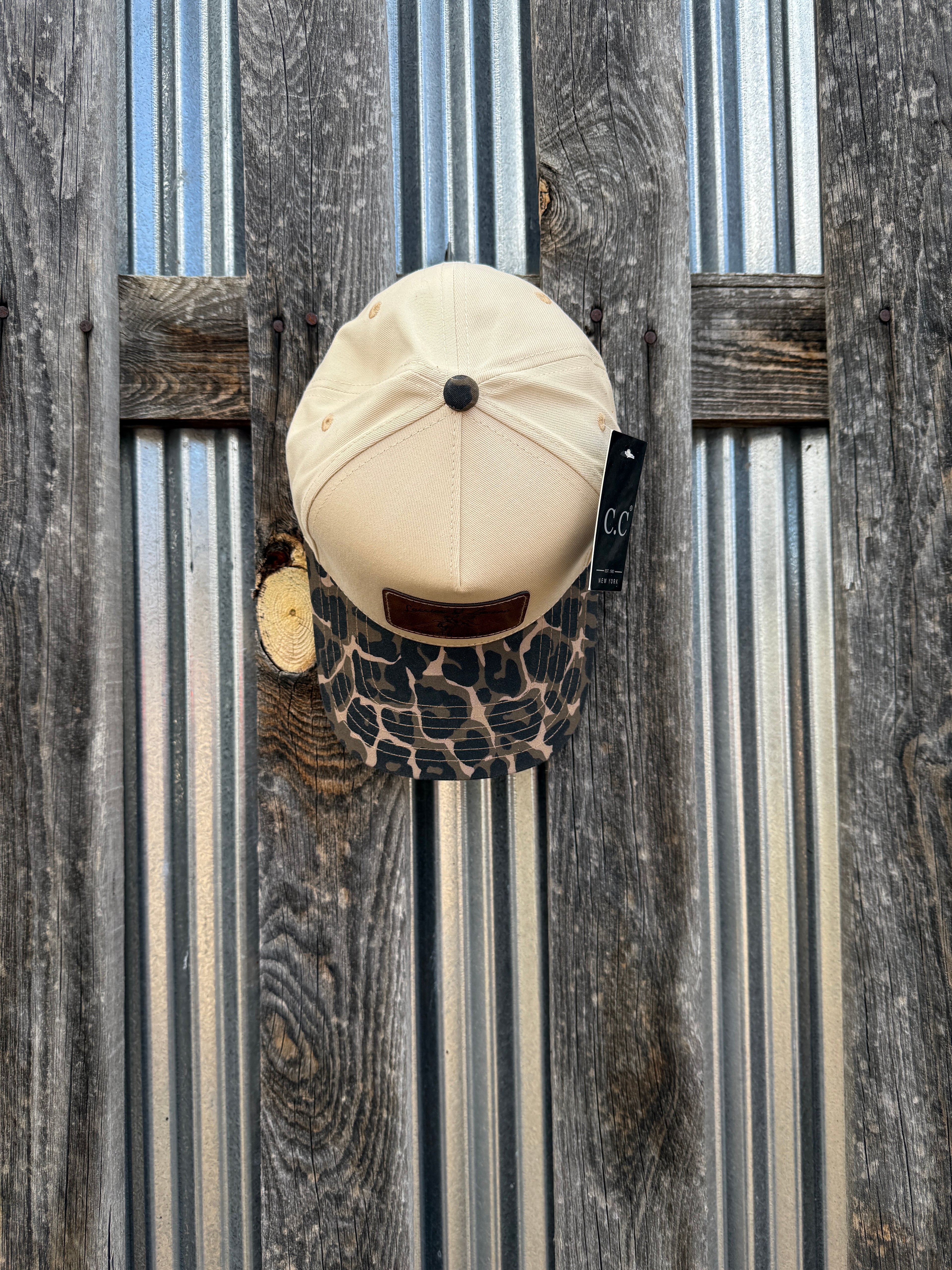 Women's Leopard Vintage Snapback Hat