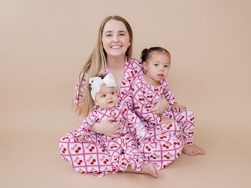 Bamboo Women's Pajamas | Cherry Bow
