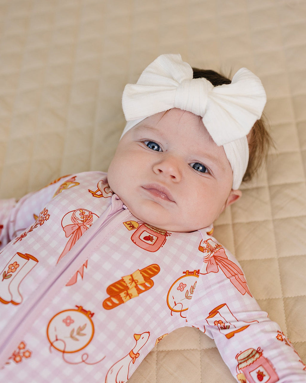 Bamboo Zip Romper | Cottagecore Cutie
