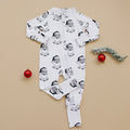 Bamboo Zip Romper | Cool Santa
