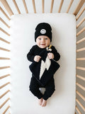 Lightning Bolt Plush Lovey | Black