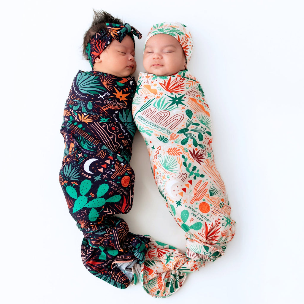 The Forever Swaddle Blanket | Desert Cactus (Beige)